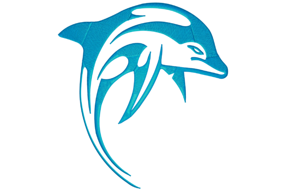 Dolphin Embroidery Design Review for Small Business Merch