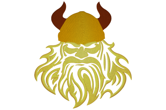 Face of Viking Warrior: A Bold Embroidery Review