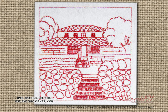 Indian House Village Redwork: A Designer’s Review