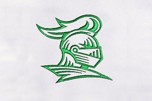 Knight Helmet: A Charming Embroidery Design for Personalized Gifts